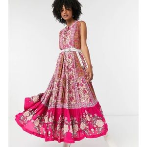 Free People Hanalei Bay Lace-Up Maxi Dress